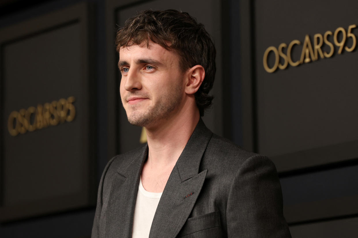 Actor Paul Mescal attends the Nominees Luncheon for the 95th Oscars in Beverly Hills, California, U.S. February 13, 2023. REUTERS/Mario Anzuoni