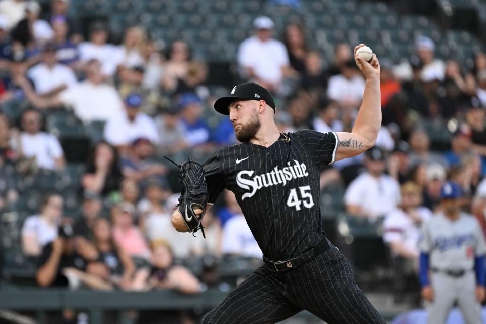 Chicago White Sox starter Garret Crochet.