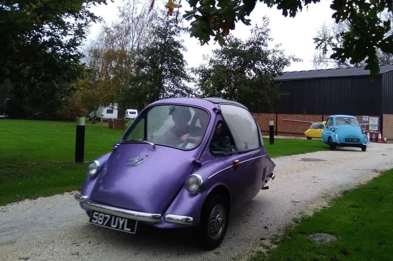 One of the small vehicles at Lincolnshire's Bubblecar Museum