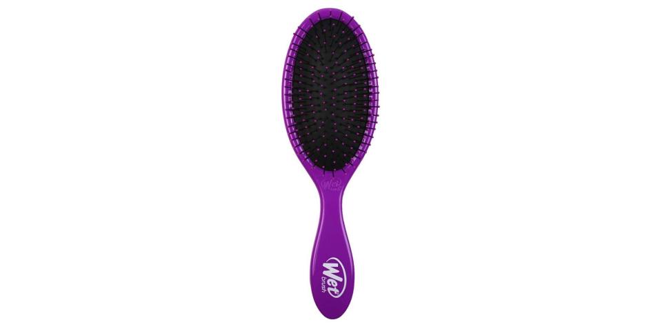 <p><strong>Wet Brush</strong></p><p>amazon.com</p><p><strong>$9.89</strong></p><p><a href="https://www.amazon.com/dp/B07CX8LMSJ?tag=syn-yahoo-20&ascsubtag=%5Bartid%7C2089.g.33014766%5Bsrc%7Cyahoo-us" rel="nofollow noopener" target="_blank" data-ylk="slk:Shop Now;elm:context_link;itc:0;sec:content-canvas" class="link ">Shop Now</a></p><p>This tangle-taming hair brush is the ultimate solution for painlessly smoothing out unruly knots. Its super strong IntelliFlex bristles are the secret behind its magic, featuring a soft-to-the-touch feel that seamlessly glides through strands.</p><p>➥ <a href="https://www.bestproducts.com/beauty/a30111135/wet-brush-review/" rel="nofollow noopener" target="_blank" data-ylk="slk:Read Our Full Review;elm:context_link;itc:0;sec:content-canvas" class="link ">Read Our Full Review</a></p>