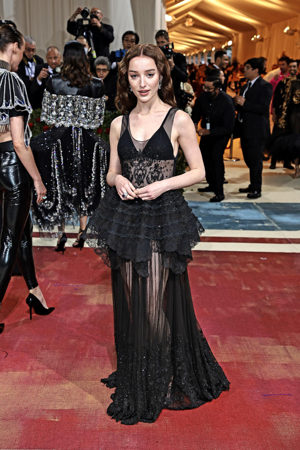 Phoebe Dynevor attends The 2022 Met Gala 