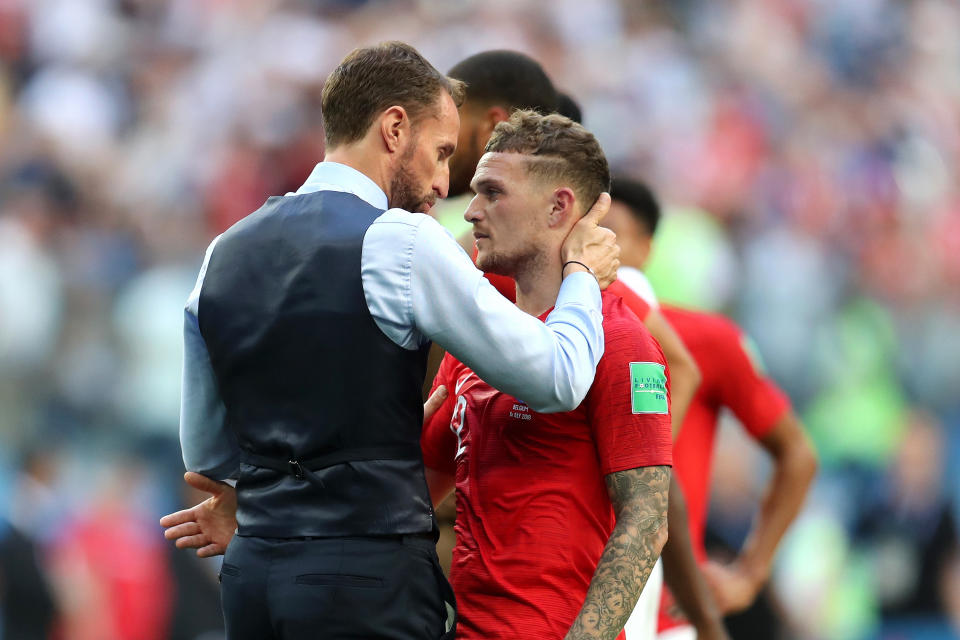 Kieran Trippier (right) was one of England’s stars of the tournaments