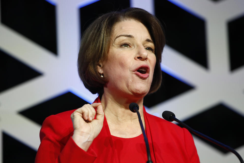 As county attorney in Hennepin County, Amy Klobuchar had a tense relationship with the Black community for her refusal to bring charges against police officers in certain cases. (Photo: Patrick Semansky/Associated Press)