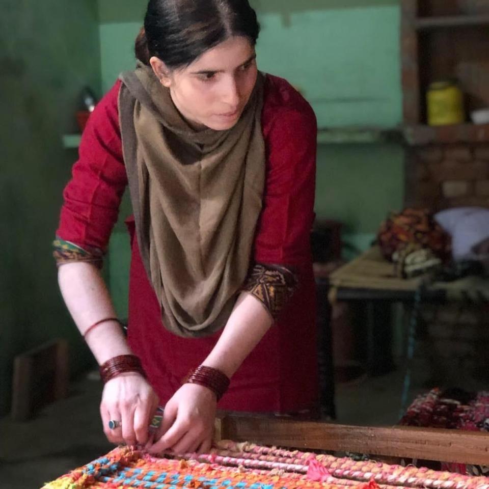 Gauhar Fatma- the first woman artisan who agreed to work with us