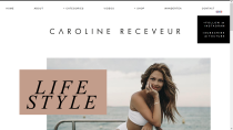 Caroline Receveur sait rebondir ! Après l’arrêt de sa première boîte, elle édite dans la foulée carolinereceveurandco.com. Inauguré en 2014, il s’agit d’un site de lifestyle, dans lequel elle confie ses conseils beauté, mode et healthy.