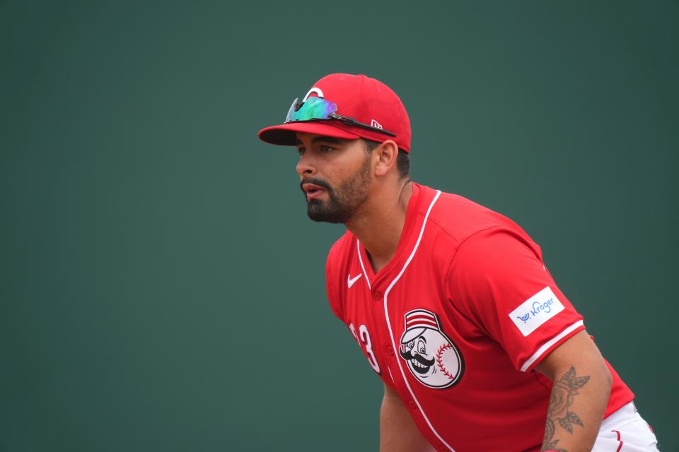 Christian Encarnacion-Strand doesn't know much about Reds history, but he knows no one person can replace Joey Votto. “You can’t replace Joey. I don’t think anybody could ever replace Joey," Encarnacion-Strand said. "That’s just not realistic."