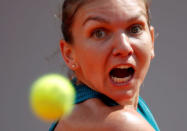 Tennis - French Open - Roland Garros, Paris, France - May 31, 2018 Romania's Simona Halep in action during her second round match against Taylor Townsend of the U.S. REUTERS/Charles Platiau