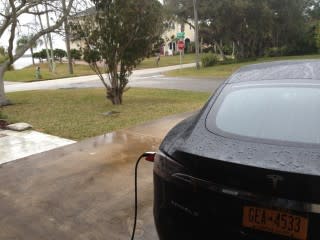 2013 Tesla Model S in Florida, during New York to Florida road trip [photo: David Noland]