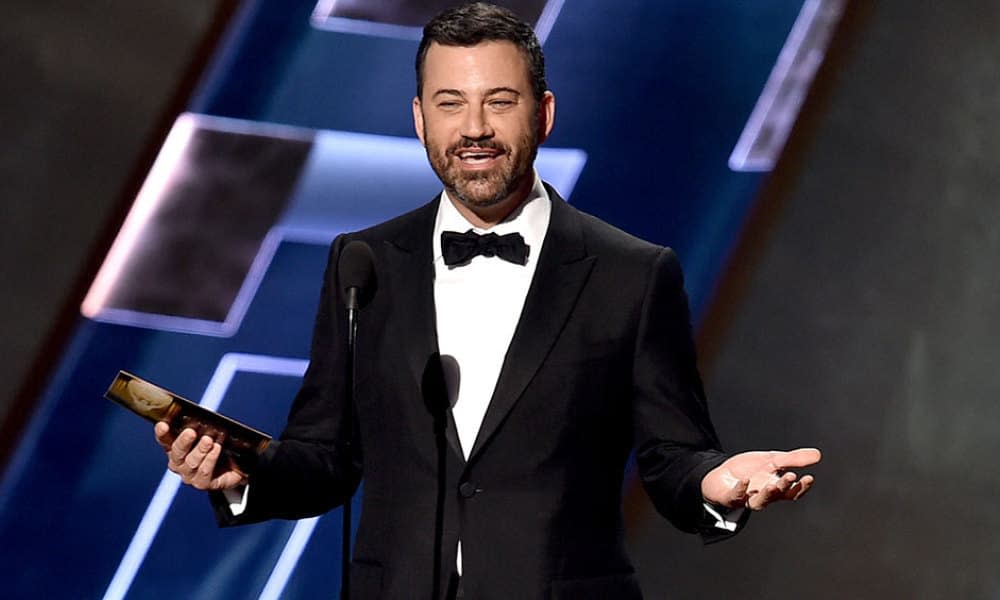 L'animateur Jimmy Kimmel en septembre 2015, lors des Emmy Awards  - Kevin Winter - Getty Images North America - AFP