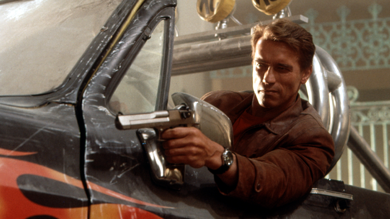 Arnold Schwarzenegger in Last Action Hero. (Photo: Courtesy Everett Collection)