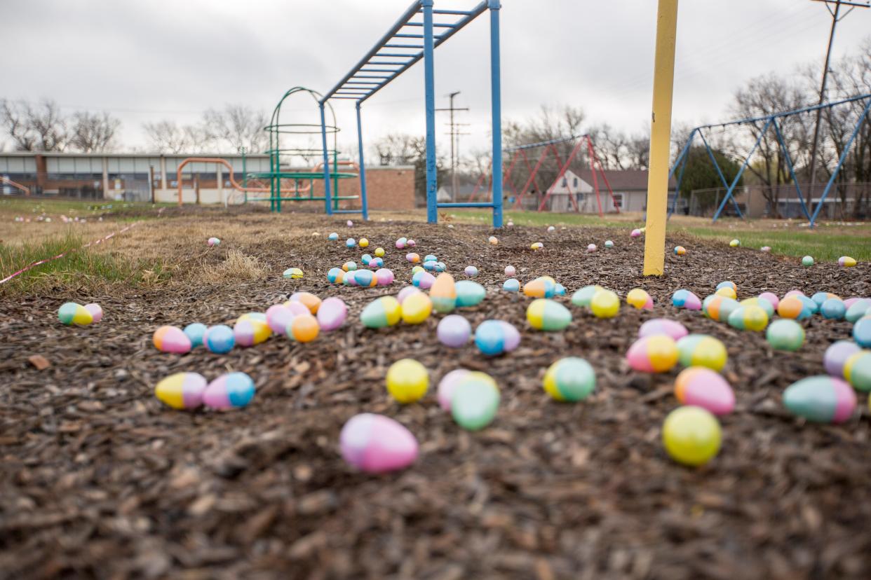 Topeka's annual Easterfest celebration will include an Easter egg hunt for children in kindergarten to sixth grade.