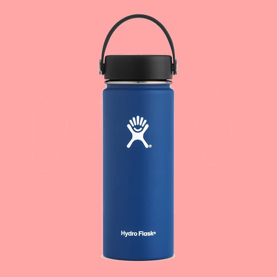 <p><strong>Hydro Flask</strong></p><p>amazon.com</p><p><strong>$29.95</strong></p><p><a rel="nofollow noopener" href="https://www.amazon.com/dp/B01ACAXB1W" target="_blank" data-ylk="slk:Shop Now;elm:context_link;itc:0;sec:content-canvas" class="link ">Shop Now</a></p><p>A water bottle is key for treks across campus when water fountains are scarce. </p>