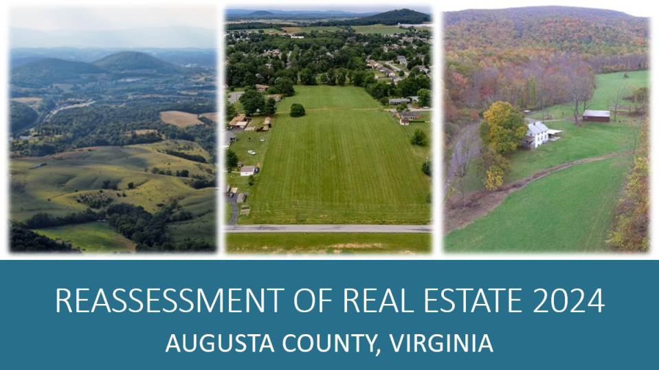 The cover slide of the Wampler-Eanes presentation to the Augusta County Board of Supervisors.