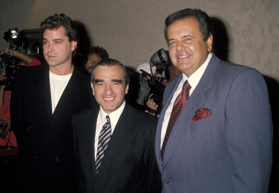 Ray Liotta, Martin Scorsese and Paul Sorvino