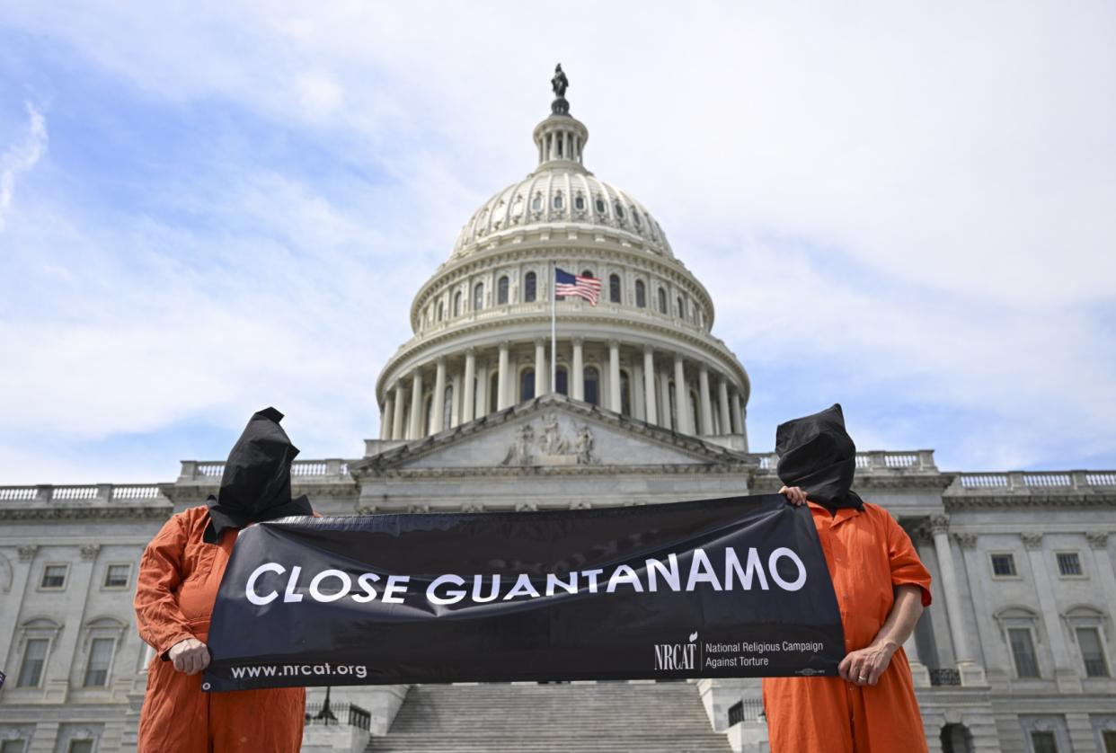 Guantanamo protest Celal Gunes/Anadolu Agency via Getty Images