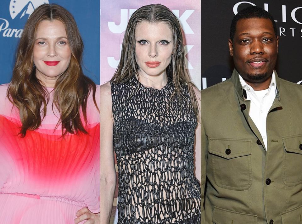 Drew Barrymore, Julia Fox and Michael Che