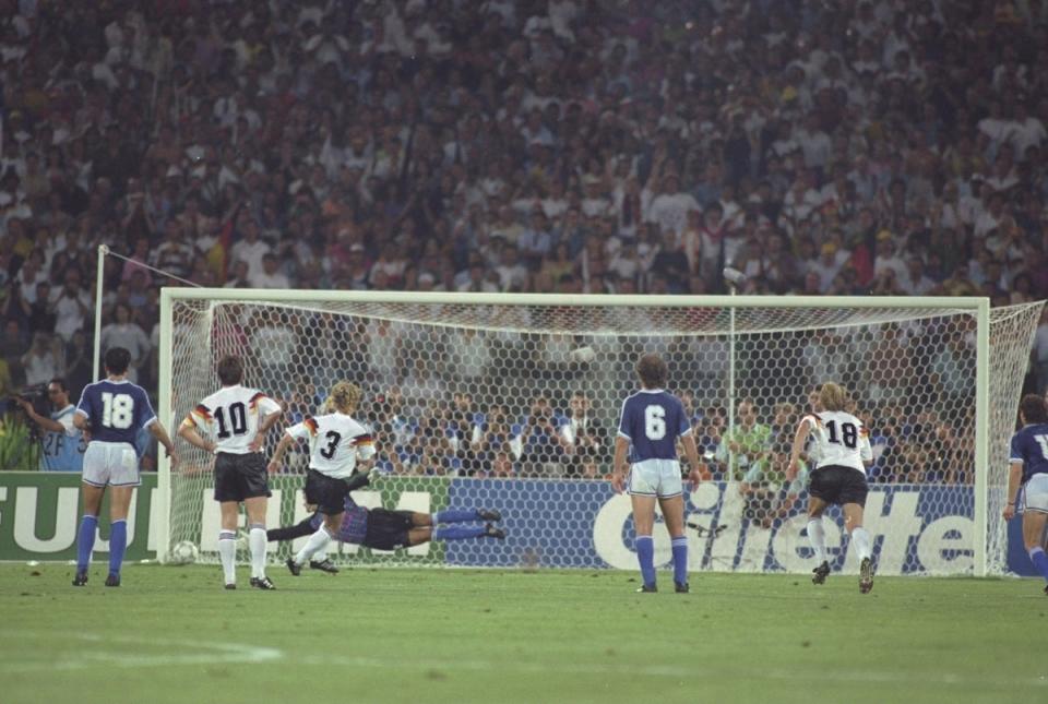 Brehme scored a late penalty in Rome to win the World Cup (Getty Images)