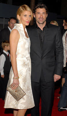 Patrick Dempsey and wife at the Los Angeles premiere of Walt Disney Pictures' Enchanted