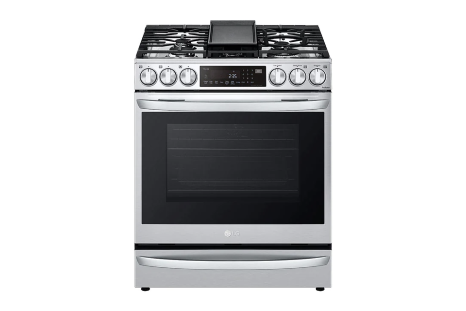 1) LSGL6337F Smart Slide-In Gas Range