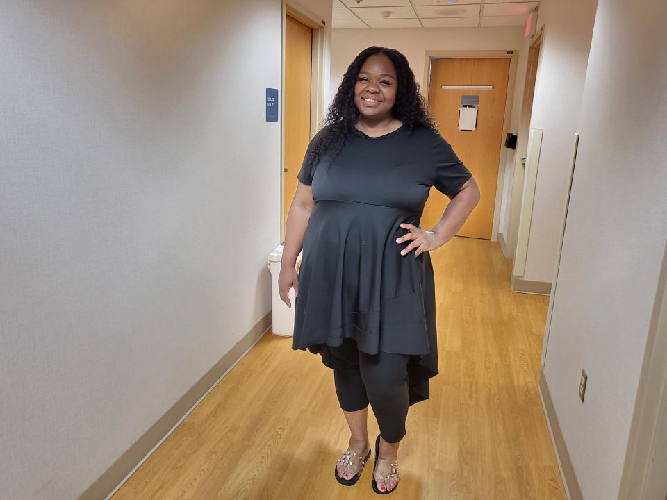 Therese Jones, 44, of Milwaukee, was treated for uterine fibroids using the Acessa procedure. The recovery was much faster and smoother than when she had previously had her fibroids surgically removed.