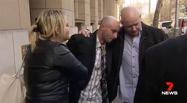 Ms Featherston's family were at the court hearing. Photo: 7 News