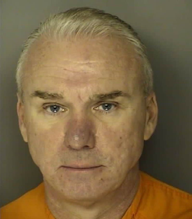 Bobby Paul Edwards&nbsp;allegedly&nbsp;used verbal and physical abuse&nbsp;against John Christopher Smith. (Photo: J Reuben Long Detention Center)