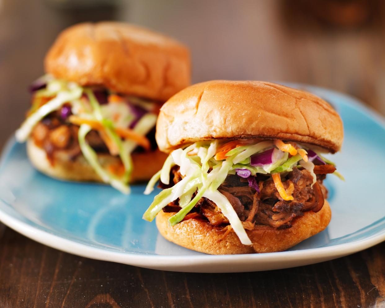 Sweet and sour pork sliders