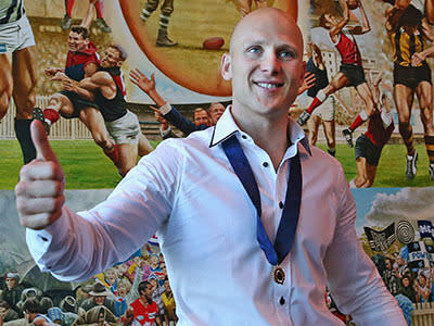 Gary Ablett Jr narrowly claimed his second Brownlow Medal in 2013 after receiving three votes in the final round to beat Geelong’s Joel Selwood by a single vote.