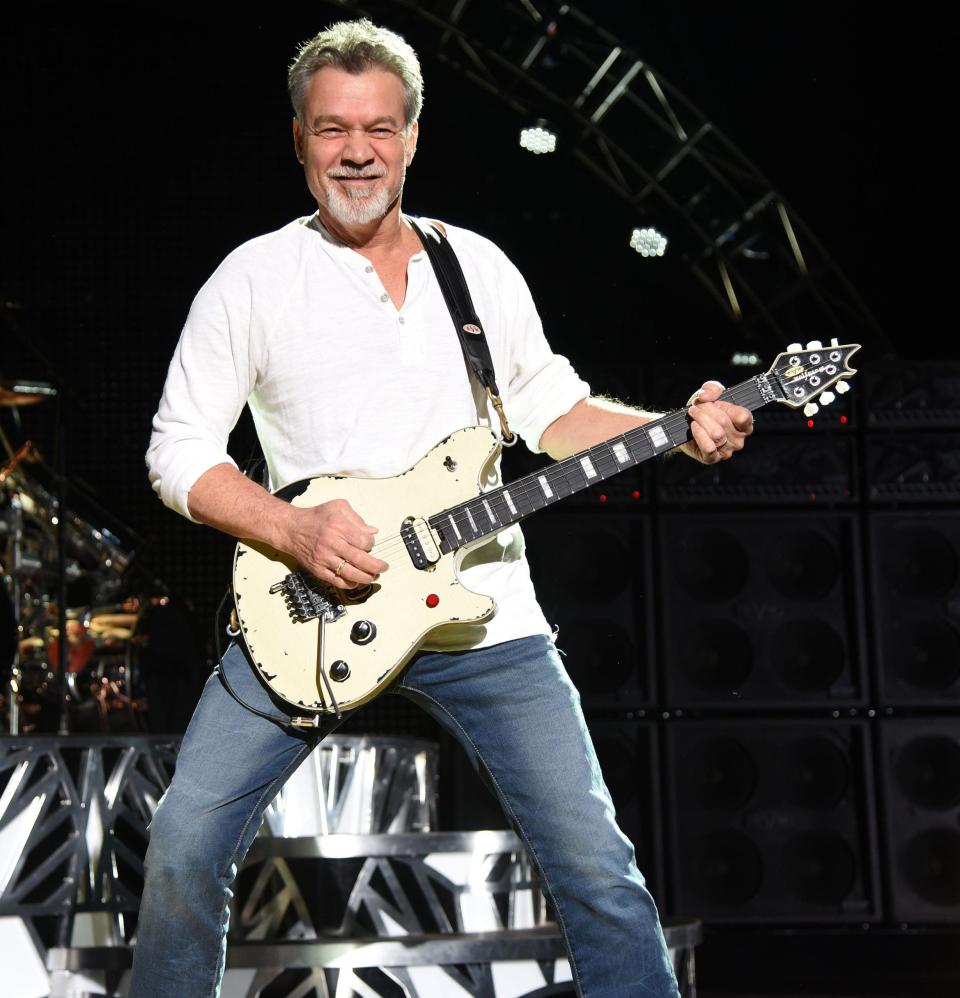 eddie van halen performing in 2015