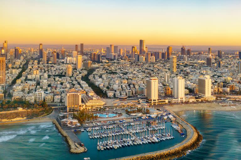 La costa de Tel Aviv