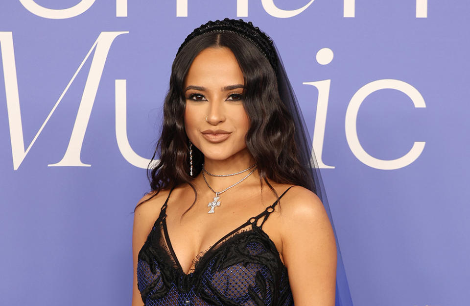 Becky G attends 2023 Billboard Women In Music at YouTube Theater on March 01, 2023 in Inglewood, California.