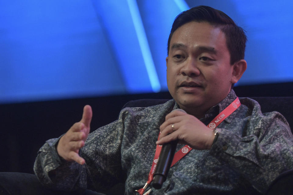 National Higher Education Fund Corporation (PTPTN) chairman Wan Saiful Wan Jan speaks during the National Economic Forum 2019 at Kuala Lumpur Convention Centre in Kuala Lumpur August 29, 2019. — Picture by Shafwan Zaidon