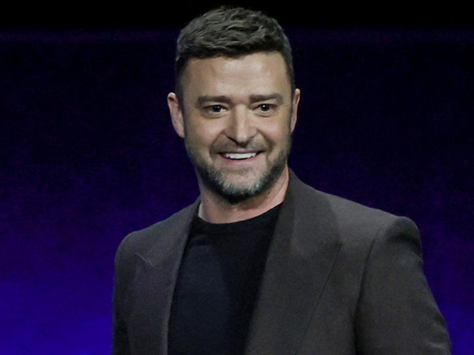 Justin Timberlake at CinemaCon in April 2023.