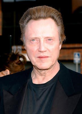 Christopher Walken at the LA premiere of 20th Century Fox's Man on Fire