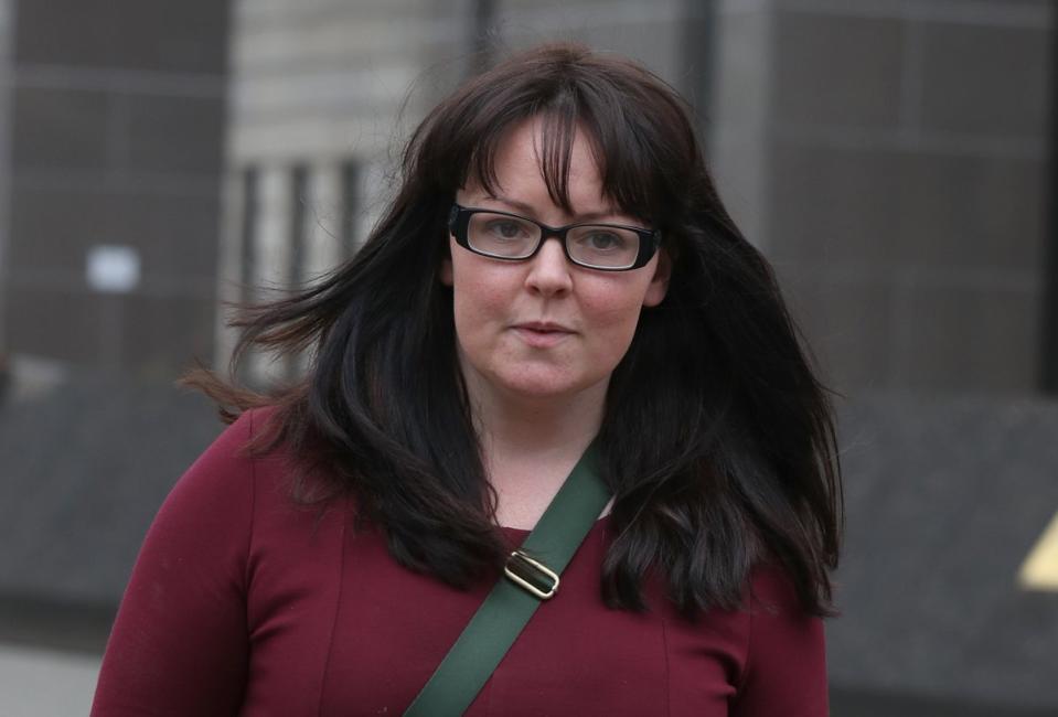 Former SNP MP Natalie McGarry is being sentenced for embezzling thousands (Andrew Milligan/PA) (PA Archive)