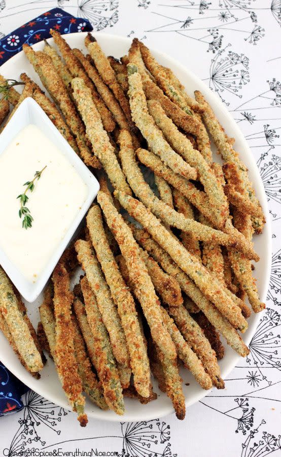 Baked String Bean Fries