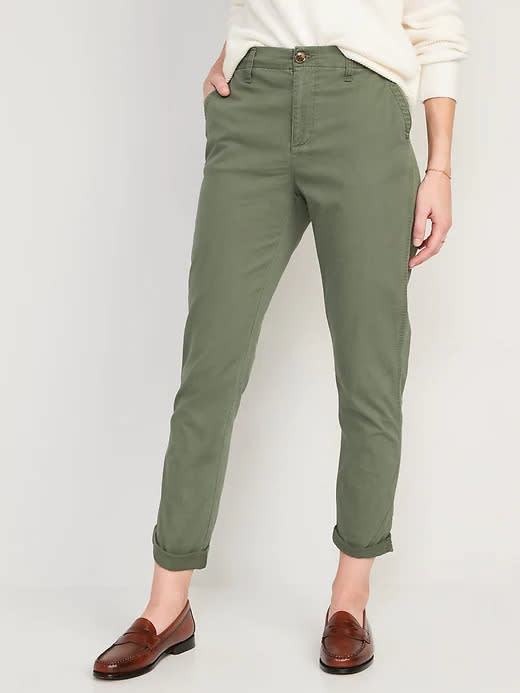 High-Waisted OGC Chino Pants. Image via Old Navy.