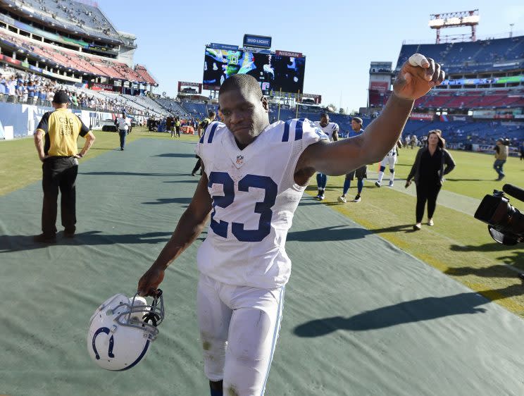 Five running backs were drafted before Frank Gore in 2005. (AP) 