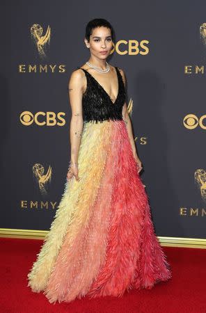 69th Primetime Emmy Awards – Arrivals – Los Angeles, California, U.S., 17/09/2017 - Actress Zoe Kravitz. REUTERS/Mike Blake