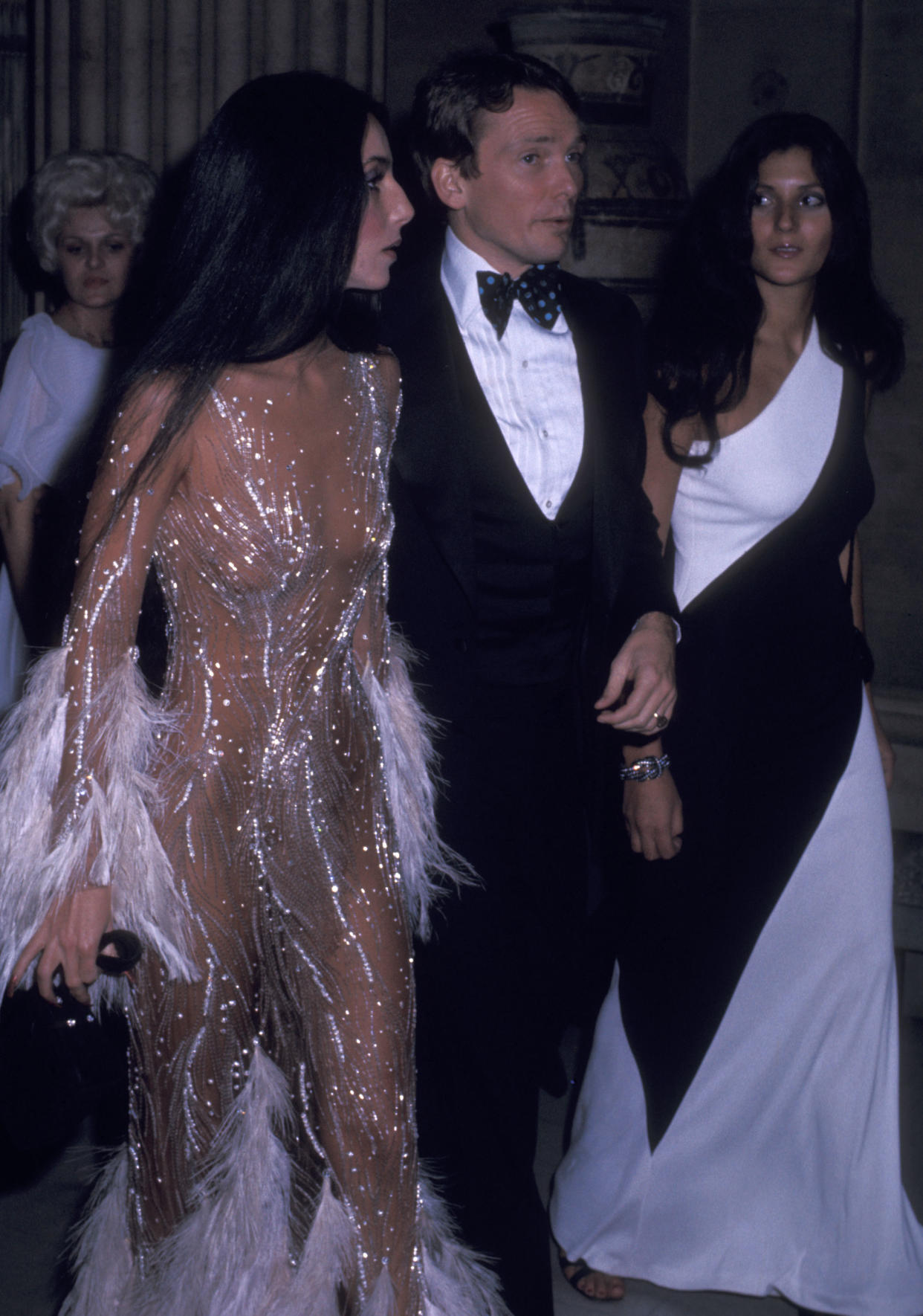 NEW YORK CITY - NOVEMBER 20:   Singer Cher, fashion designer Bob Mackie and Cher's friend Paulette Betts attend The Metropolitan Museum of Art's Costume Insitute Gala Exhibition 