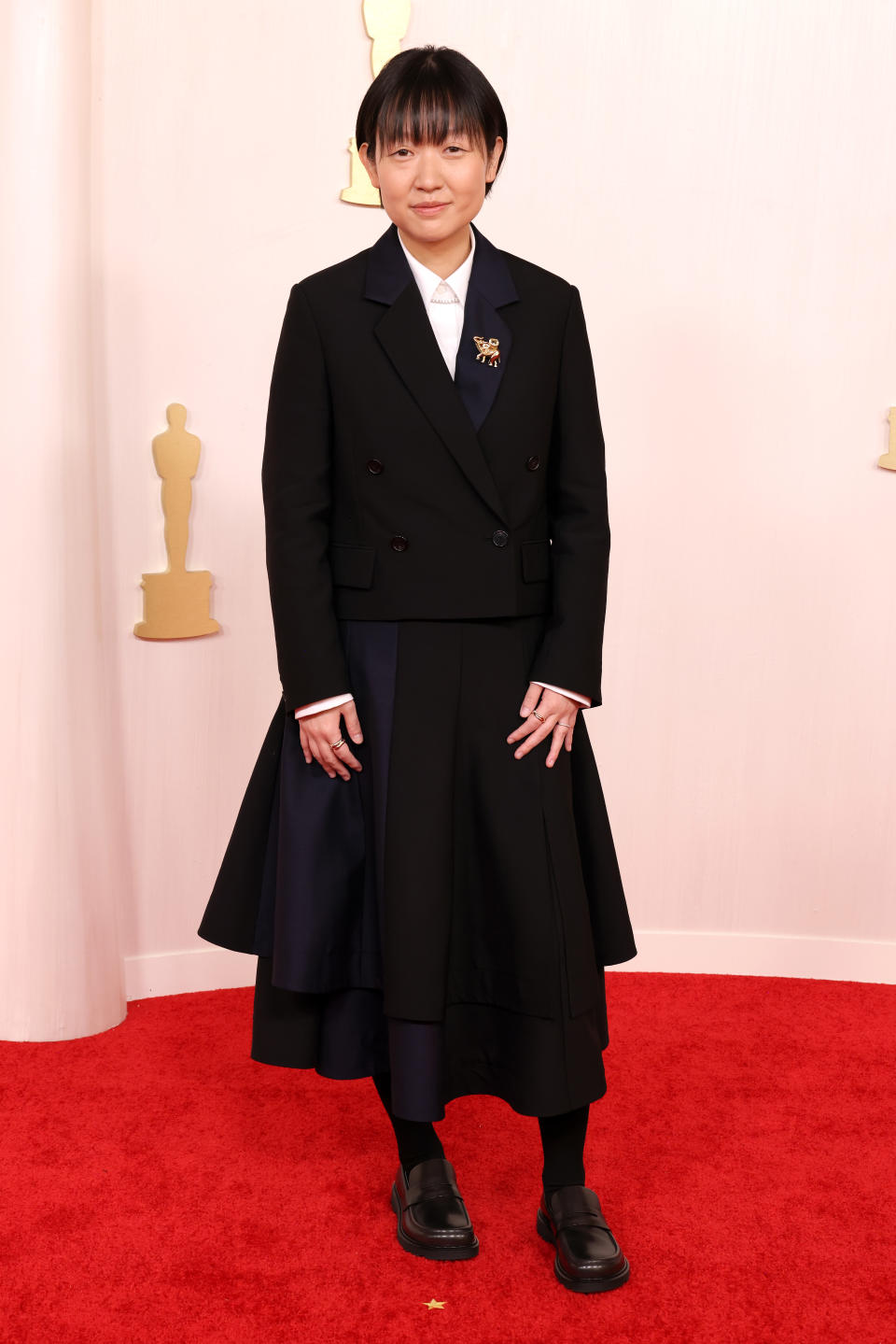 HOLLYWOOD, CALIFORNIA - MARCH 10: Celine Song attends the 96th Annual Academy Awards on March 10, 2024 in Hollywood, California. (Photo by John Shearer/WireImage)