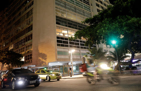 FILE PHOTO: The building in which an apartment containing cash, art works and personal belongings of Carlos Ghosn is pictured in Rio de Janeiro, Brazil, December 10, 2018. REUTERS/Ricardo Moraes/File Photo