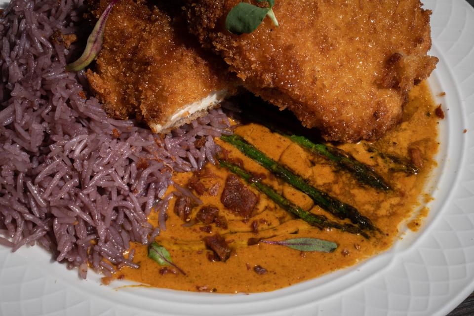 Crispy chicken coconut curry at The Pairing Room on 200 W. Portland St., Phoenix.