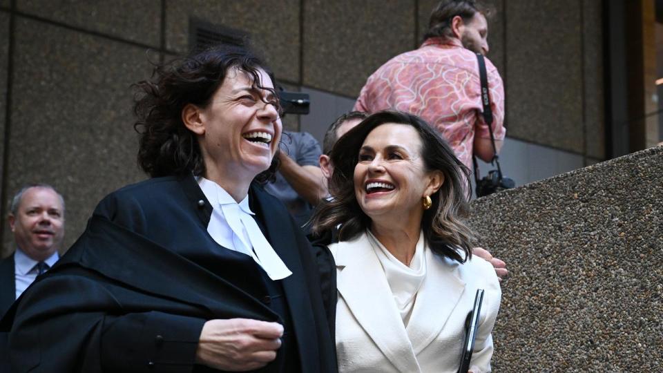 Barrister Sue Chrysanthou KC (left), and Lisa Wilkinson