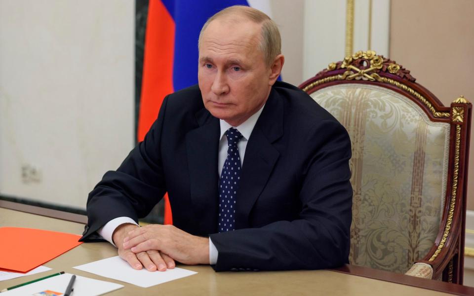 According to the White House, Putin is increasingly 'struggling' - Gavriil Grigorov, Sputnik, Kremlin Pool Photo via AP