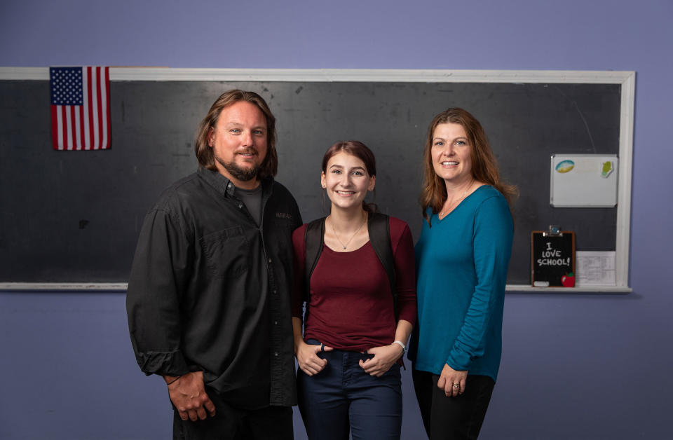 Dave and Amy Carson, and their daughter Olivia.<span class="copyright">Courtesy of Institute for Justice</span>