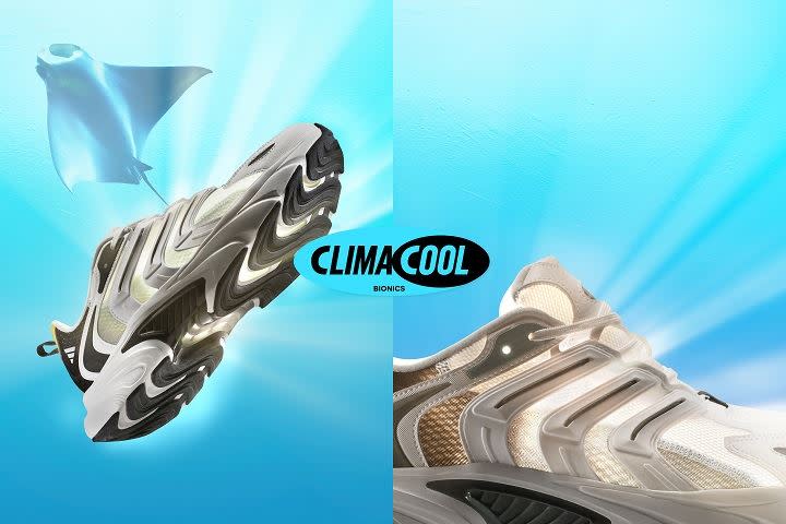 adidas新一代 CLIMACOOL 休閒鞋款打造「透」、「輕」、「彈」的全新升級系列。（圖／品牌業者提供）