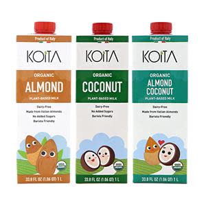 Now available: Organic Almond, Organic Coconut and Organic Almond Coconut Plant-Based Milks