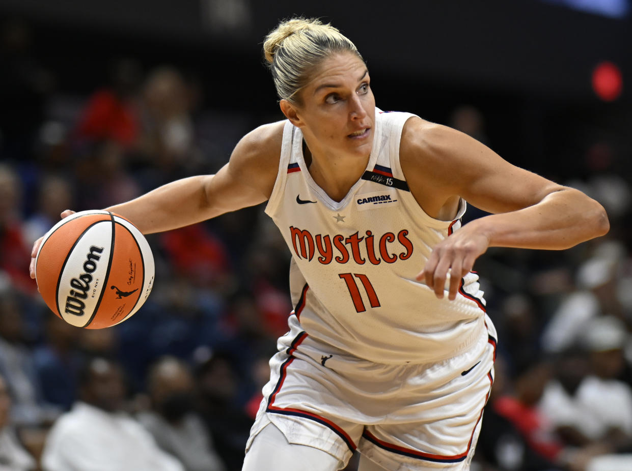 Washington Mystics forward Elena Delle Donne will be key to the first-round series against the New York Liberty. (Photo by John McDonnell/The Washington Post via Getty Images)