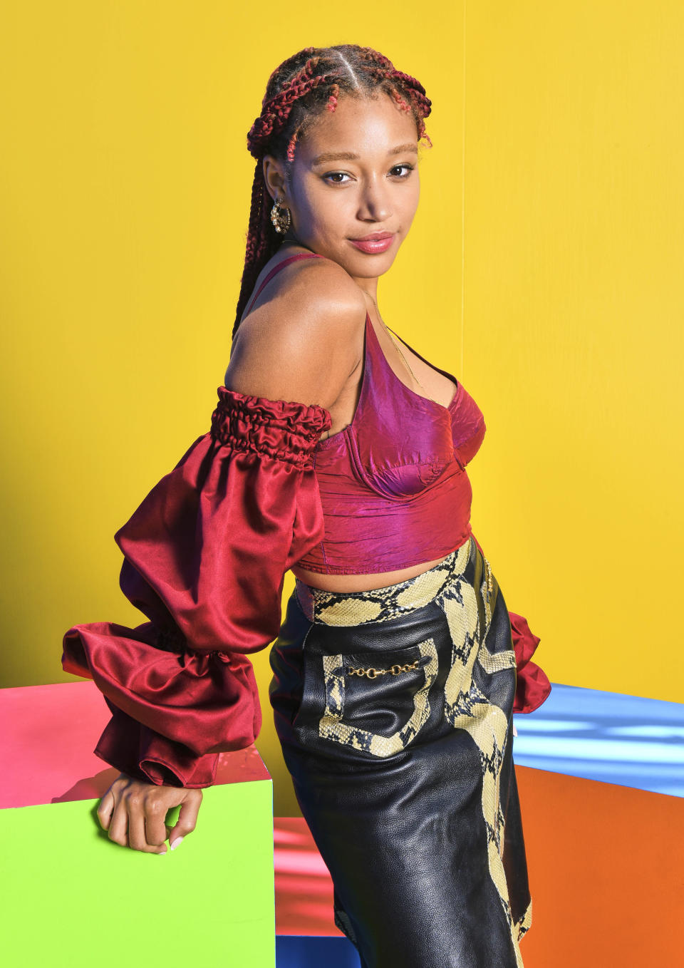 Closeup of Amandla Stenberg